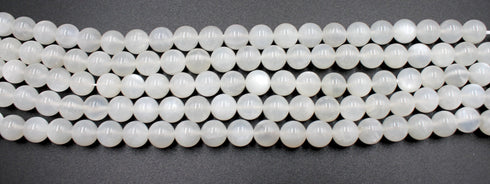 Moonstone Gemstone Beads, 8mm, Round